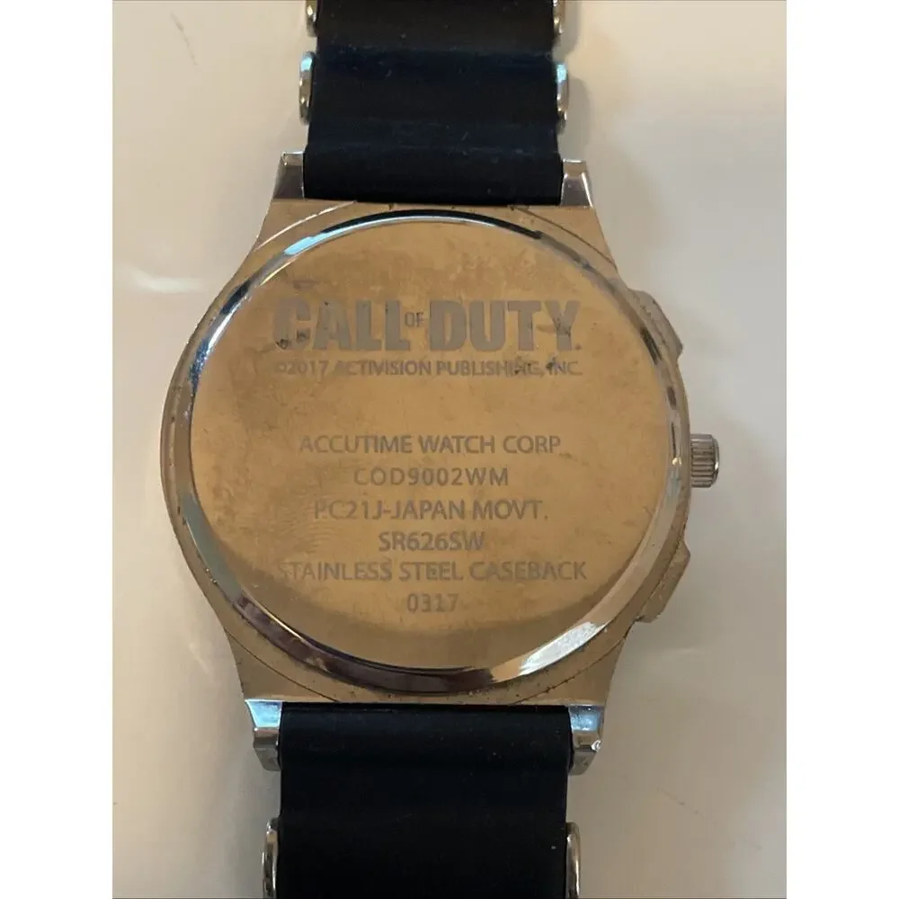 Call of Duty Watch Accutime Rare 2017 Activision - Battery Included
